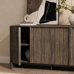 Novara 60" Sideboard (4-Door) in Jacobean Walnut