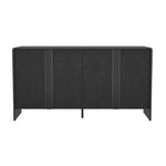 Novara 60" Sideboard (4-Door) in Black