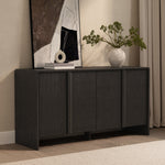 Novara 60" Sideboard (4-Door) in Black