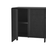 Novara 60" Sideboard (4-Door) in Black