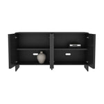 Novara 60" Sideboard (4-Door) in Black