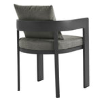Tahoe Outdoor Aluminum Dining Chair in Gray Charcoal