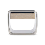 Lomond Stainless Steel Nightstand