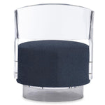 Angelina Acrylic Swivel Chair