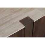 Pietra Travertine Sideboard in Brown