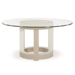 Axiom 60" Round Glass Dining Table
