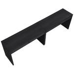 Avro Oak 2pc Desk in Black