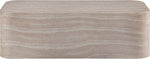 Vellon Concrete Coffee Table in Travertine