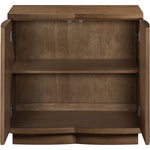 Aveline Oak 2pc Sideboard in Black