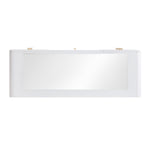 Hollywood 56" Vanity Desk with LED Mirror (Large) in White