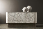 Monolith Faux Stone Three-Door Buffet