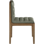 Ellis Vegan Leather Dining Chair in Green