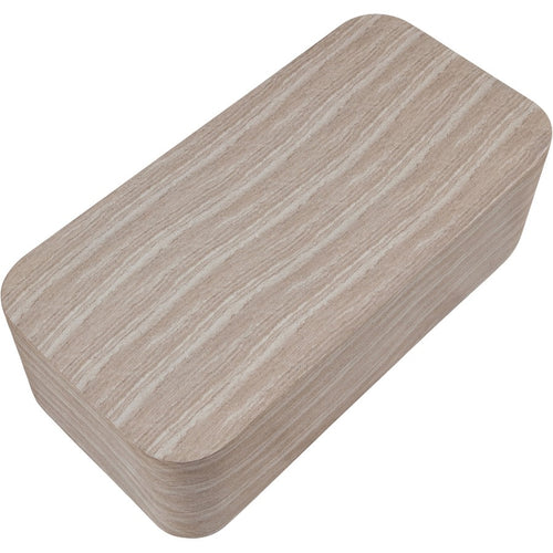 Vellon Concrete Coffee Table in Travertine