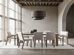Monolith Channel-Tufted Dining Arm Chair
