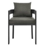 Tahoe Outdoor Aluminum Dining Chair in Gray Charcoal