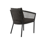Sailor Outdoor Dining Armchair in Charcoal Charcoal