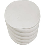Marmet Concrete End Table in Cream