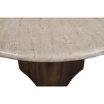 Pietra Travertine Coffee Table in Brown