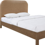 Caswell Vegan Leather Bed - King in Natural