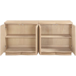Aveline Oak 3pc Sideboard in Brown