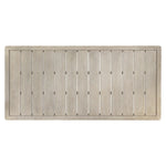 Siesta Key Carbonized Teak Outdoor Dining Table