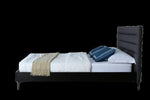 Schwamm Woven Blend Full Bed in Grey