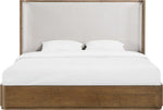 Tiberio Linen Bed - King in Brown