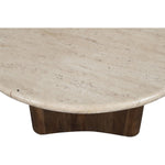 Pietra Travertine Coffee Table in Brown