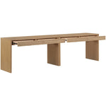 Avro Oak 2pc Desk in Natural
