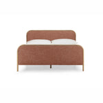 Hatia Basketweave King Bed in Sienna Red