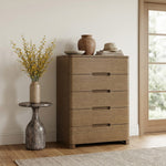Caswell Oak Chest in Brown