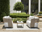 Maldives Outdoor Sofa in WDF - Weathered Teak