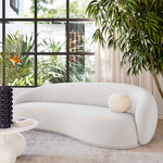 Kendall 90" Velvet Sofa in Cognac Velvet