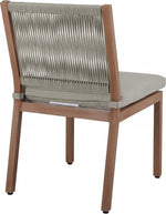 Maui Outdoor Dining Chair in Grey