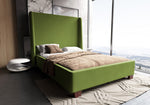 Parlay Velvet Full Bed in Pine Green