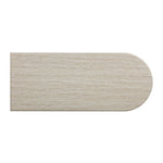 Marlene 47" Faux Travertine Vanity Desk in Cream