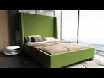 Parlay Velvet Full Bed in Blush