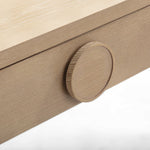 Moonrise 48" Natural Ash Vanity Desk with Mirror in Natural Ash