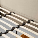 Corey King Linen Storage Bed in Taupe