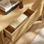Cadence 6-Drawer Curved Dresser in Oak