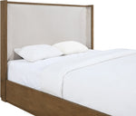Tiberio Linen Bed - King in Brown