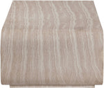 Calix Concrete Coffee Table in Travertine
