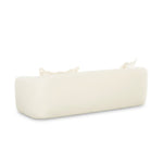 Lou 91" Velvet Sofa in Cream