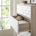 Vespera 5-Drawer Chest in Oak White