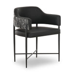 Sezanne Vegan Leather Dining Chair in Cream