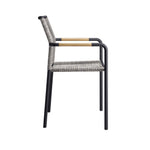Serenity Outdoor Armchairs Set of 2 in Light Gray