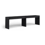 Avro Oak 2pc Desk in Black