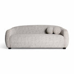 Judy 80" Woven Sofa in Black and White