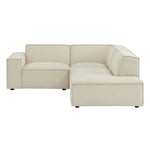 Restore 3-Piece Sectional Sofa in Ecru