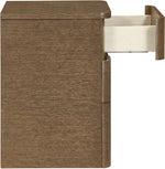 Caswell Oak Nightstand in Brown